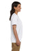 Hanes 5780 Womens ComfortSoft Short Sleeve V-Neck T-Shirt White Side
