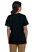 Hanes 5780 Womens ComfortSoft Short Sleeve V-Neck T-Shirt Black Back