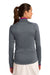 Nike 578674 Womens Dri-Fit Moisture Wicking 1/4 Zip Sweatshirt Dark Grey/Fuchsia Pink Back