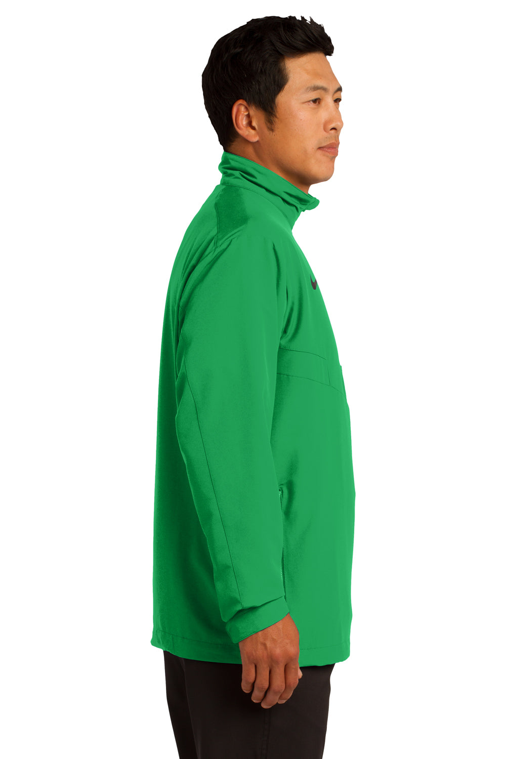 Nike 578675 Mens 1/4 Zip Wind Jacket Lucky Green Side