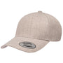 Yupoong Mens Premium Snapback Hat - Heather Grey - NEW