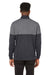 Puma 595803 Mens Cloudspun Warm Up 1/4 Zip Sweatshirt Black/Quiet Shade Grey Back