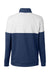 Puma 595803 Mens Cloudspun Warm Up 1/4 Zip Sweatshirt Peacoat Blue/White Flat Back