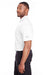 Puma 596799 Mens Icon Performance Moisture Wicking Short Sleeve Polo Shirt White Side