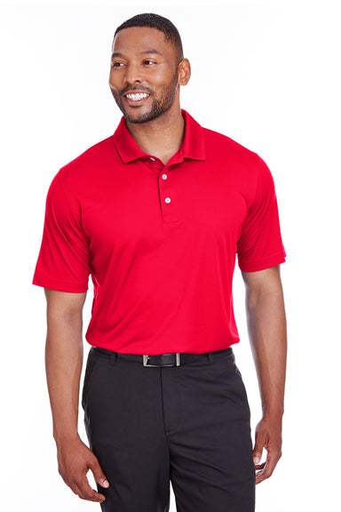 Puma 596799 Mens Icon Performance Moisture Wicking Short Sleeve Polo Shirt Red Front