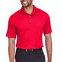 Puma Mens Icon Performance Moisture Wicking Short Sleeve Polo Shirt - High Risk Red