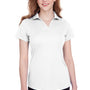 Puma Womens Icon Performance Moisture Wicking Short Sleeve Polo Shirt - Bright White