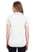 Puma 596800 Womens Icon Performance Moisture Wicking Short Sleeve Polo Shirt White Back