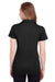 Puma 596800 Womens Icon Performance Moisture Wicking Short Sleeve Polo Shirt Black Back