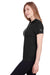 Puma 596800 Womens Icon Performance Moisture Wicking Short Sleeve Polo Shirt Black Side