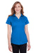 Puma 596800 Womens Icon Performance Moisture Wicking Short Sleeve Polo Shirt Royal Blue Front