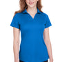 Puma Womens Icon Performance Moisture Wicking Short Sleeve Polo Shirt - Lapis Blue