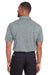 Puma 596801 Mens Icon Performance Moisture Wicking Short Sleeve Polo Shirt Grey Back