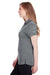 Puma 596802 Womens Icon Performance Moisture Wicking Short Sleeve Polo Shirt Grey Side