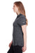 Puma 596802 Womens Icon Performance Moisture Wicking Short Sleeve Polo Shirt Black Side