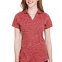 Puma Womens Icon Performance Moisture Wicking Short Sleeve Polo Shirt - High Risk Red