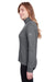 Puma 596803 Womens Icon Performance Moisture Wicking Full Zip Sweatshirt Grey Side