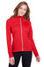 Puma 596803 Womens Icon Performance Moisture Wicking Full Zip Sweatshirt Red Front