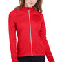 Puma Womens Icon Performance Moisture Wicking Full Zip Sweatshirt - High Risk Red