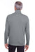Puma 596807 Mens Icon Performance Moisture Wicking 1/4 Zip Sweatshirt Grey Back