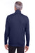 Puma 596807 Mens Icon Performance Moisture Wicking 1/4 Zip Sweatshirt Navy Blue Back