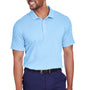 Puma Mens Fusion Performance Moisture Wicking Short Sleeve Polo Shirt - Blue Bell