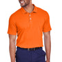Puma Mens Fusion Performance Moisture Wicking Short Sleeve Polo Shirt - Vibrant Orange