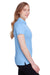 Puma 596921 Womens Fusion Performance Moisture Wicking Short Sleeve Polo Shirt Columbia Blue Side
