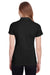 Puma 596921 Womens Fusion Performance Moisture Wicking Short Sleeve Polo Shirt Black Back