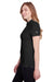 Puma 596921 Womens Fusion Performance Moisture Wicking Short Sleeve Polo Shirt Black Side