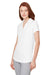 Puma 597695 Womens Cloudspun Free Short Sleeve Polo Shirt Bright White 3Q
