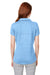 Puma 597695 Womens Cloudspun Free Short Sleeve Polo Shirt Heather Placid Blue Back