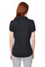 Puma 597695 Womens Cloudspun Free Short Sleeve Polo Shirt Heather Black Back
