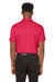 Puma 599117 Mens Cloudspun Monarch Short Sleeve Polo Shirt Heather Teaberry Red/Navy Blue Back