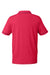 Puma 599117 Mens Cloudspun Monarch Short Sleeve Polo Shirt Heather Teaberry Red/Navy Blue Flat Back