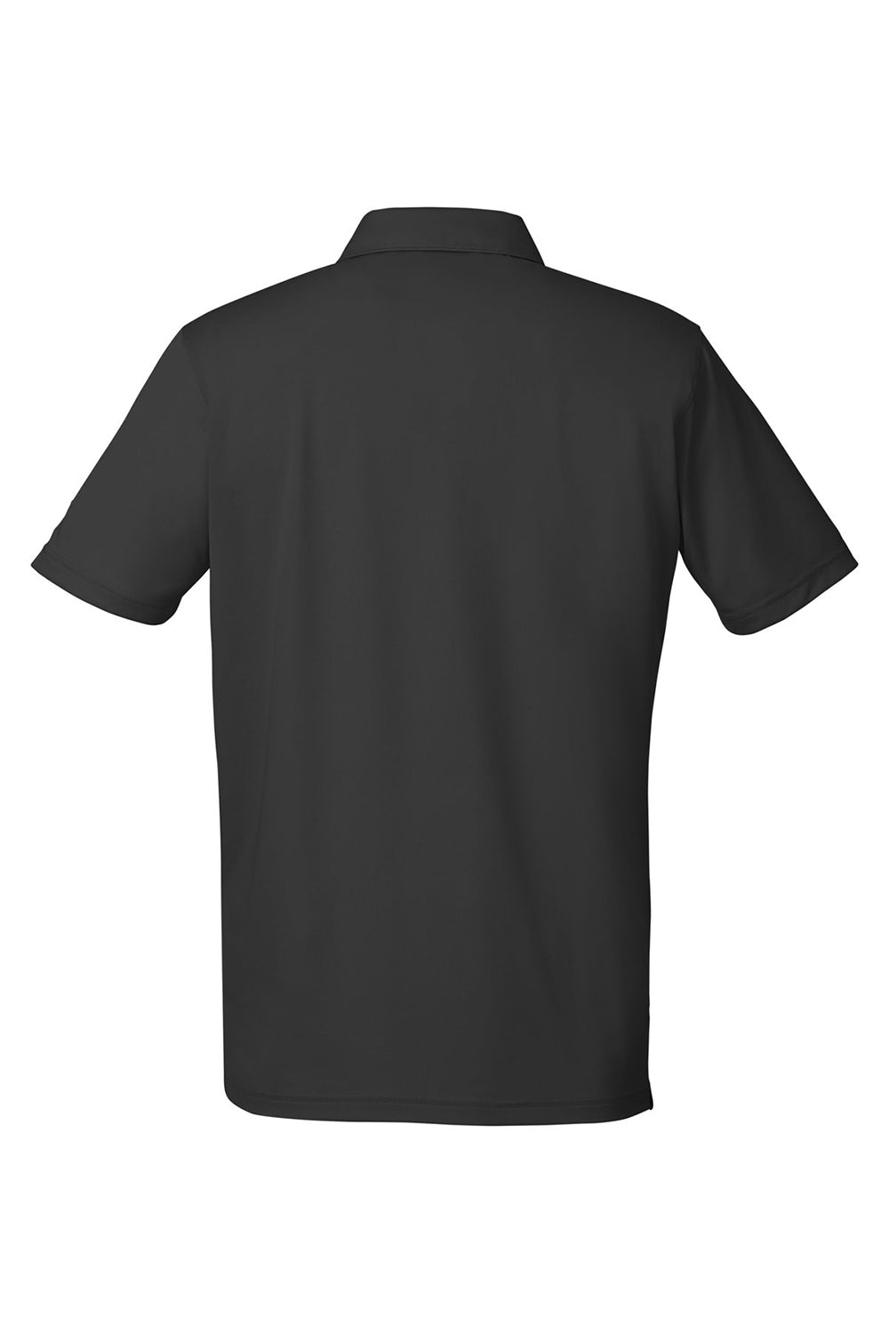 Puma 599120 Mens Gamer Short Sleeve Polo Shirt Black Flat Back