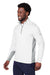 Puma 599127 Mens Gamer 1/4 Zip Sweatshirt Bright White 3Q