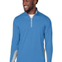 Puma Mens Gamer Moisture Wicking 1/4 Zip Sweatshirt - Bright Cobalt Blue - NEW