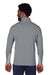 Puma 599127 Mens Gamer 1/4 Zip Sweatshirt Quiet Shade Grey Back
