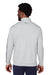 Puma 599129 Mens Cloudspun 1/4 Zip Sweatshirt Heather High Rise Grey/Quiet Shade Grey Back