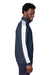 Puma 599129 Mens Cloudspun 1/4 Zip Sweatshirt Navy Blue/Bright White Side
