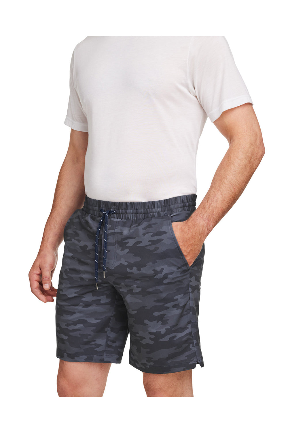Puma 599271 Mens EGW Walker Shorts w/ Pockets Navy Blue Camo 3Q