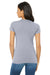 Bella + Canvas 6004 Womens The Favorite Short Sleeve Crewneck T-Shirt Heather Blue Back