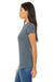 Bella + Canvas 6004 Womens The Favorite Short Sleeve Crewneck T-Shirt Steel Blue Side