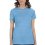 Bella + Canvas Womens The Favorite Short Sleeve Crewneck T-Shirt - Ocean Blue