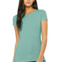 Bella + Canvas Womens The Favorite Short Sleeve Crewneck T-Shirt - Seafoam Blue