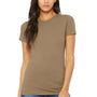 Bella + Canvas Womens The Favorite Short Sleeve Crewneck T-Shirt - Pebble - Closeout