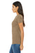Bella + Canvas 6004 Womens The Favorite Short Sleeve Crewneck T-Shirt Pebble Brown Side