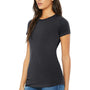 Bella + Canvas Womens The Favorite Short Sleeve Crewneck T-Shirt - Dark Grey
