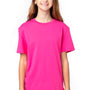 Threadfast Apparel Youth Ultimate Short Sleeve Crewneck T-Shirt - Hot Pink